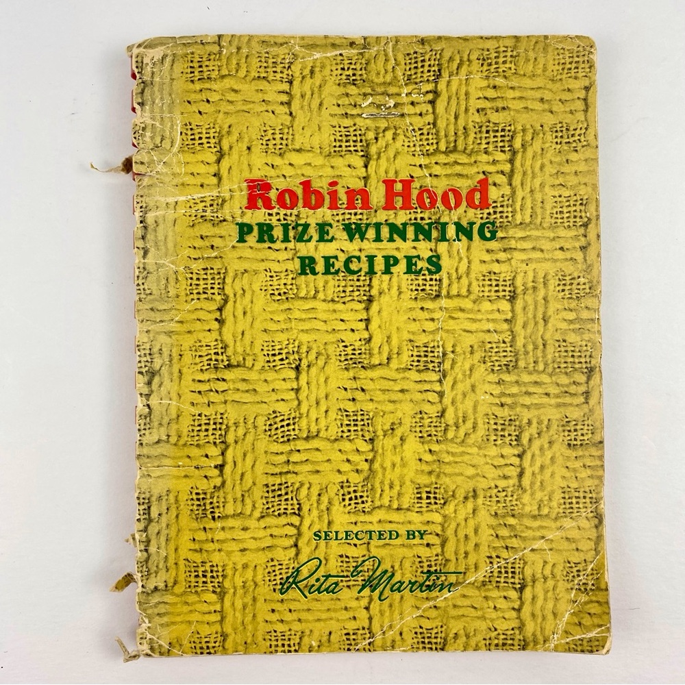 Vintage 1947 Robin Hood Prize Winning Recipes Cook Book Rita Martin Softcover